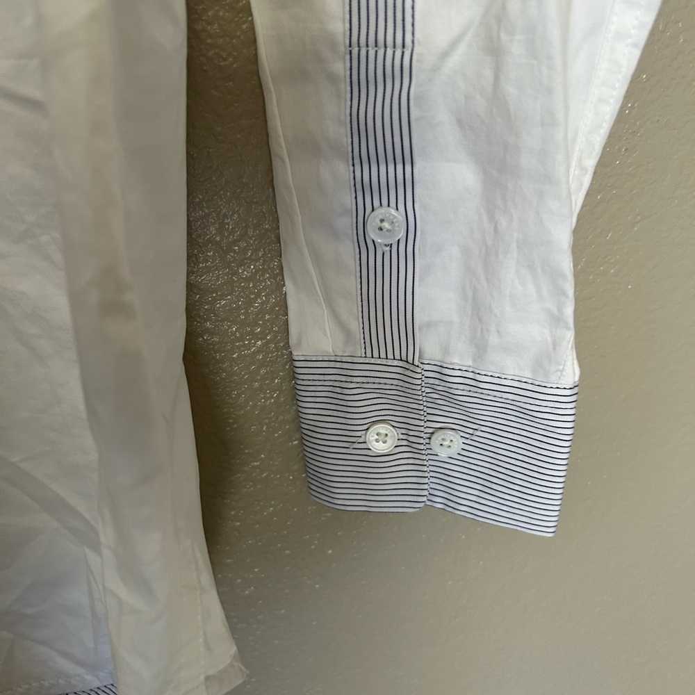 NWT Equipment Bright White Long Sleeve Shirt - Picture 4 of 10